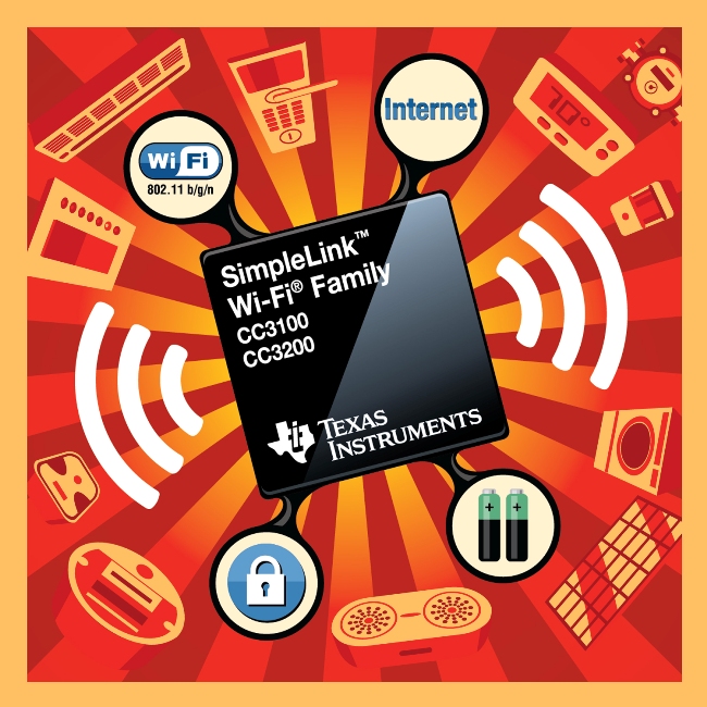 TI推出物聯網應用新型 SimpleLink WiFi CC3100 和 CC3200 平臺