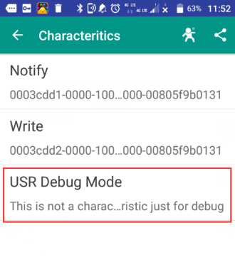 USR-BLE100/101基本測試通信和使用方案 USR-BLE100/101基本測試通信和使用方案