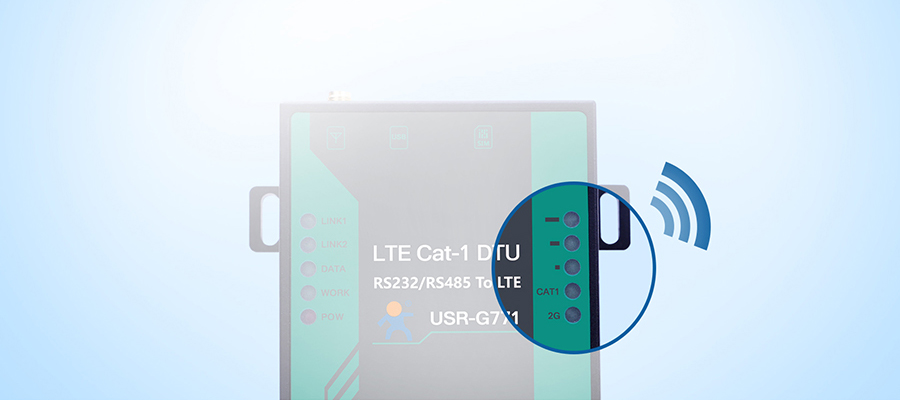 cat1 dtu 貼心的信號狀態指示燈顯示 cat1 dtu 貼心的信號狀態指示燈顯示