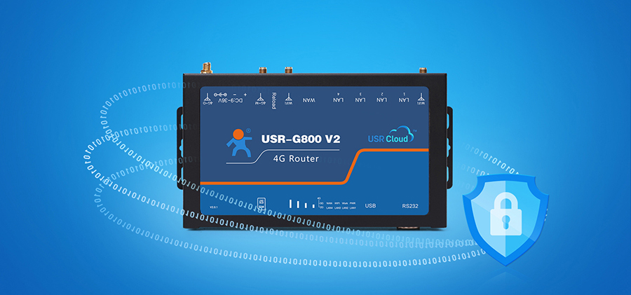 四口工業路由器的VPN傳輸更安全